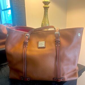 Dooney & Bourke Brown Leather Shoulder Bag